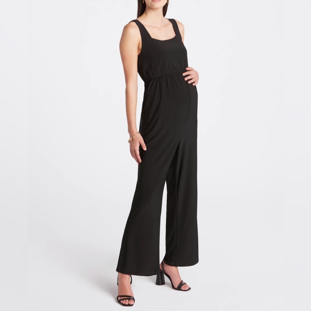 Sleeveless Maternity Jumpsuit